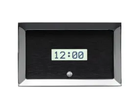 Dakota Digital VLK-57C-K-W White Display Black Alloy Style Face Digital Clock for 1957 Chevrolet