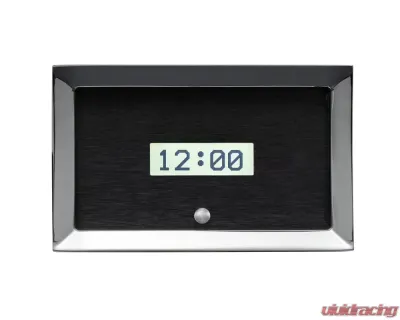 Dakota Digital VLK-57C-K-W White Display Black Alloy Style Face Digital Clock for 1957 Chevrolet - VLK-57C-K-W