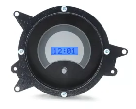 Dakota Digital Blue Display Silver Alloy Digital Clock for 1969-1970 Ford Mustang VLK-69F-MUS-S-B