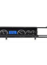 Dakota Digital VHX System Black Alloy Face Blue Display for 1966-1967 Ford Fairlane                                     - VHX-66F-FAR-K-B - Image 2