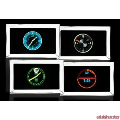 Dakota Digital GLC-57C GRFX Style Clock for 1957 Chevrolet, Black Face, Digital Display - GLC-57C