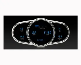 Dakota Digital MFD3-1009-B 6 Gauge MultiLevel Metric Custom Build for Select Vehicles