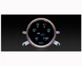 Dakota Digital MFD3-49C-Z 6 Gauge MFD System Metric Custom Build for Chevrolet 1949-1950
