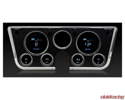 Dakota Digital MFD System with Clock Metric Custom Build for Chevrolet 1967-1972 - MFD3-67C-PU-C-Z