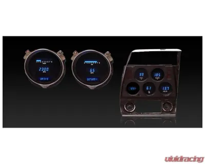 Dakota Digital MFD System with Clock Metric Custom Build for Chevrolet 1968-1977 - MFD3-68C-VET-T