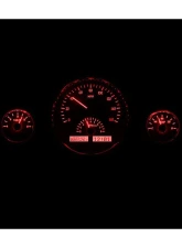 Dakota Digital 5 Gauge Round Carbon Fiber MHX System Metric Custom Build for 1995-2004 Ford Mustang                                     - MHX-1015-C-R - Image 2