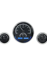 Dakota Digital 5 Gauge Round Black Alloy MHX System Metric Custom Build MHX-1015-K-B                                     - MHX-1015-K-B - Image 2