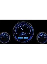 Dakota Digital 5 Gauge Round Black Alloy MHX System Metric Custom Build MHX-1015-K-B                                     - MHX-1015-K-B - Image 2