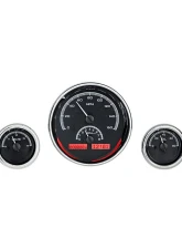 Dakota Digital 5 Gauge Round Black Alloy MHX System Metric Custom Build MHX-1015-K-R                                     - MHX-1015-K-R - Image 2