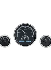 Dakota Digital 5 Gauge Round Black Alloy MHX System Metric Custom Build MHX-1015-K-W                                     - MHX-1015-K-W - Image 2