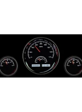 Dakota Digital 5 Gauge Round Black Alloy MHX System Metric Custom Build MHX-1015-K-W                                     - MHX-1015-K-W - Image 2