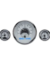 Dakota Digital 5 Gauge Round Silver Alloy MHX System Metric Custom Build MHX-1015-S-B                                     - MHX-1015-S-B - Image 2