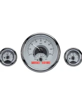 Dakota Digital 5 Gauge Round Silver Alloy MHX System Metric Custom Build MHX-1015-S-R                                     - MHX-1015-S-R - Image 2