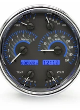 Dakota Digital Single Round Carbon Fiber MHX System Metric Custom Build MHX-1019-C-B                                     - MHX-1019-C-B - Image 3