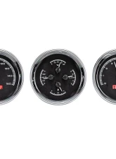 Dakota Digital 5.4" Triple Round Black Alloy MHX System Metric Custom Build MHX-1020-K-R                                     - MHX-1020-K-R - Image 3