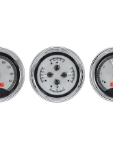 Dakota Digital 5.4" Triple Round Silver Alloy MHX System for Custom Builds MHX-1020-S-R                                     - MHX-1020-S-R - Image 3