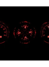 Dakota Digital 5.4" Triple Round Silver Alloy MHX System for Custom Builds MHX-1020-S-R                                     - MHX-1020-S-R - Image 2