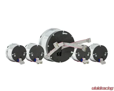 Dakota Digital MHX-1022-K-W 5-Piece Round Black Alloy 5-1/2"/3" Metric Custom Build - MHX-1022-K-W