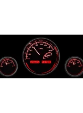 Dakota Digital MHX-1022-K-R 5-Piece Round Black Alloy 5-1/2"/3" Metric Custom Build                                     - MHX-1022-K-R - Image 2