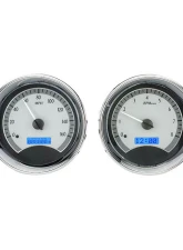 Dakota Digital 5.4"/2.3" 6-Piece Round Silver Alloy MHX System Metric Custom Build MHX-1024-S-B                                     - MHX-1024-S-B - Image 4