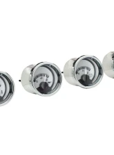 Dakota Digital 5.4"/2.3" 6-Piece Round Silver Alloy MHX System Metric Custom Build MHX-1024-S-B                                     - MHX-1024-S-B - Image 4