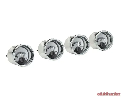 Dakota Digital 5.4"/2.3" 6-Piece Round Silver Alloy MHX System Metric Custom Build MHX-1024-S-B - MHX-1024-S-B