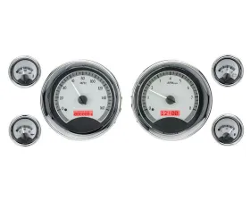 Dakota Digital 6-Piece Round Silver Alloy MHX System 5.4