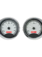 Dakota Digital 6-Piece Round Silver Alloy MHX System 5.4"/2.3" Metric Custom Build MHX-1024-S-R                                     - MHX-1024-S-R - Image 3