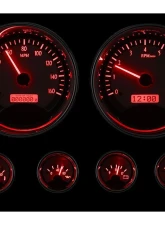 Dakota Digital 6-Piece Round Silver Alloy MHX System 5.4"/2.3" Metric Custom Build MHX-1024-S-R                                     - MHX-1024-S-R - Image 3