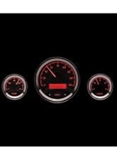 Dakota Digital 5-Piece Round Black Alloy MHX System Metric Custom Build MHX-1050-K-R                                     - MHX-1050-K-R - Image 2