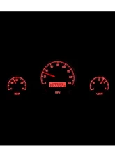 Dakota Digital 5-Piece Round Silver Alloy MHX System Metric Custom Build MHX-1050-S-R                                     - MHX-1050-S-R - Image 2