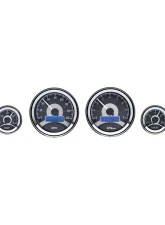 Dakota Digital 6-Piece Round Black Alloy MHX System Metric Custom Build MHX-1060-K-B                                     - MHX-1060-K-B - Image 3