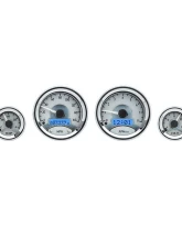 Dakota Digital MHX-1060-S-B 6-Piece Round Silver Alloy Metric Custom Build System                                     - MHX-1060-S-B - Image 3