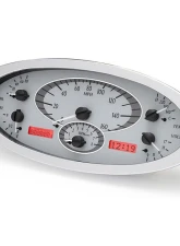 Dakota Digital Chrome Plating Silver Alloy MHX-32F-S-R Metric Custom Build                                     - MHX-32F-S-R - Image 3