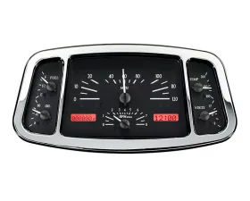 Dakota Digital MHX-33F-K-R Black Alloy Metric Custom Build 11.665