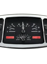 Dakota Digital MHX-33F-K-R Black Alloy Metric Custom Build 11.665"x5.785" System                                     - MHX-33F-K-R - Image 3