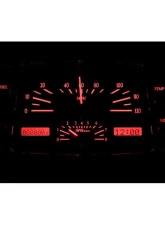 Dakota Digital MHX-33F-S-R Silver Alloy Metric Custom Build 11.665"x5.785"                                     - MHX-33F-S-R - Image 2