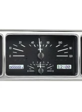 Dakota Digital MHX-35F-K-W Black Alloy Metric Custom Build 11.38"x4.63" System                                     - MHX-35F-K-W - Image 4