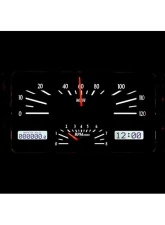 Dakota Digital MHX-35F-K-W Black Alloy Metric Custom Build 11.38"x4.63" System                                     - MHX-35F-K-W - Image 3