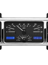 Dakota Digital MHX-37C-K-B 4.5"x12.20" Black Alloy Metric Custom Build System                                     - MHX-37C-K-B - Image 3