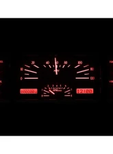 Dakota Digital MHX-37C-K-R 4.5"x12.20" Black Alloy Metric Custom Build System                                     - MHX-37C-K-R - Image 2