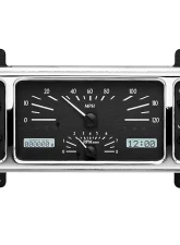 Dakota Digital MHX-37C-K-W Black Alloy 4.5"x12.20" Metric Custom Build System                                     - MHX-37C-K-W - Image 4