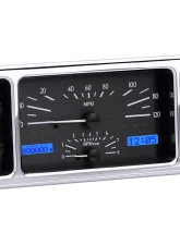 Dakota Digital MHX-37F-K-B Black Alloy Metric Custom Build 11.00"x 4.65" System                                     - MHX-37F-K-B - Image 2