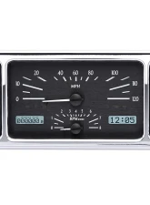 Dakota Digital MHX-37F-K-W Black Alloy Metric Custom Build 11.00"x 4.65" System                                     - MHX-37F-K-W - Image 3