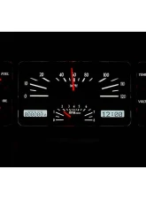 Dakota Digital MHX-37F-S-W Silver Alloy Metric System 11.00"x 4.65" Custom Build                                     - MHX-37F-S-W - Image 2