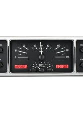 Dakota Digital MHX-39C-K-R 12"x4" Black Alloy Metric Custom Build System                                     - MHX-39C-K-R - Image 3