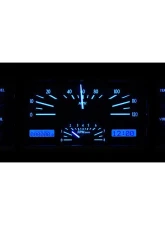 Dakota Digital MHX-39C-S-B 12"x4" Silver Alloy Metric Custom Build System                                     - MHX-39C-S-B - Image 2