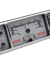 Dakota Digital MHX-39C-S-R 12"x4" Silver Alloy Metric Custom Build System                                     - MHX-39C-S-R - Image 3