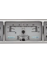 Dakota Digital MHX-39C-S-W 12"x4" Silver Alloy Metric Custom Build System                                     - MHX-39C-S-W - Image 3