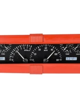 Dakota Digital MHX-40C-K-W Black Alloy System 13.590"x4.039" Custom Metric Build                                     - MHX-40C-K-W - Image 5